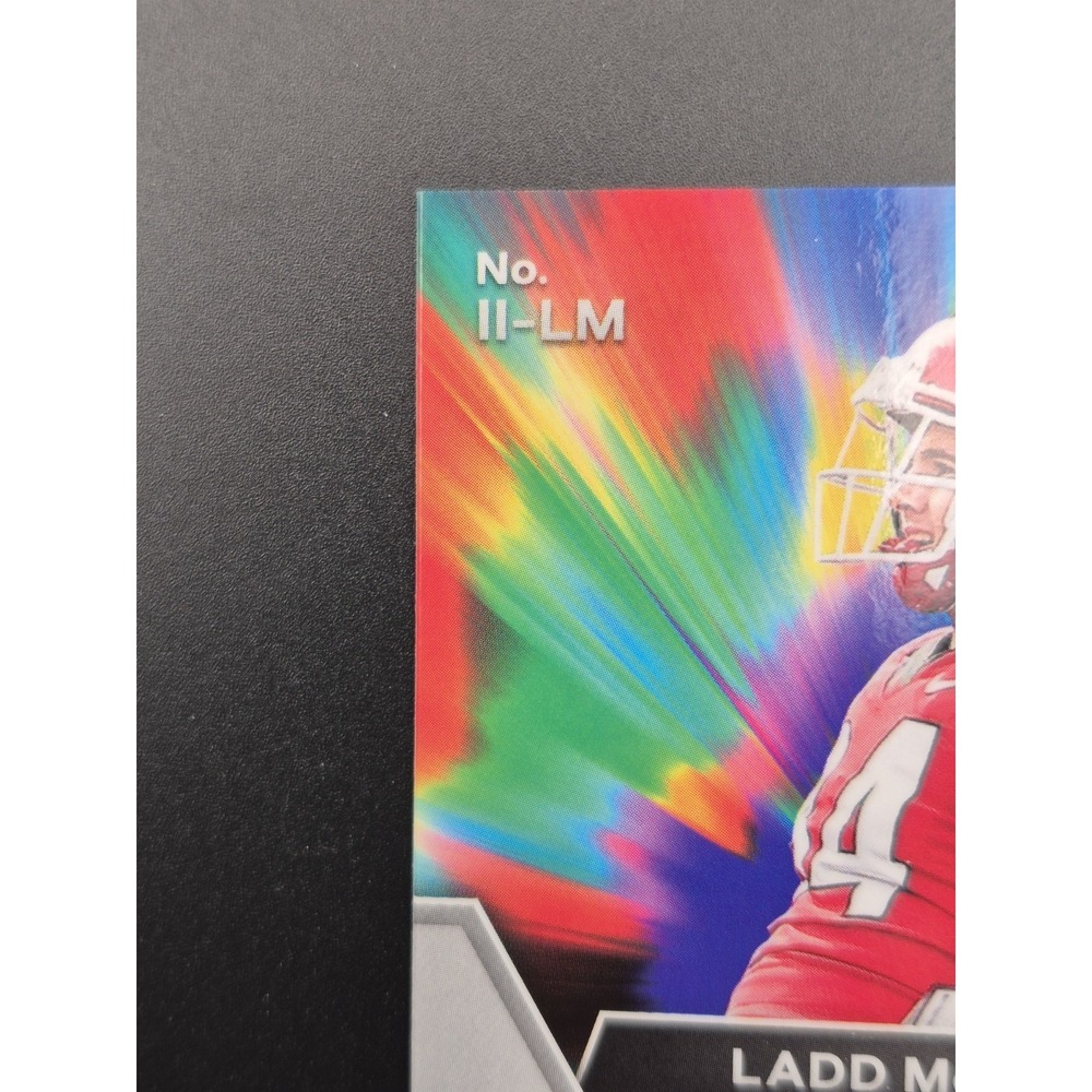 2024 Prizm Draft Picks Ladd McConkey #II-LM Green Pulsar Prizm /25 (RC) Chargers - Picture 9 of 12